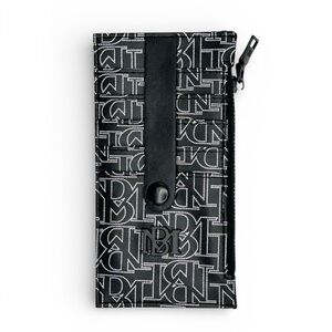 Badgley Mischka Black and White Card Holder